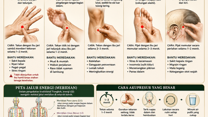 Rahasia Titik Saraf Tubuh : Kearifan Pengobatan Tradisional yang Tetap Relevan di Era Modern
