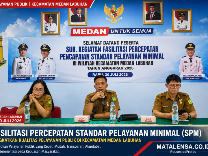 Perkuat Kualitas Pelayanan Publik, Kecamatan Medan Labuhan Gelar Fasilitasi Percepatan Pencapaian Standar Pelayanan Minimal (SPM)