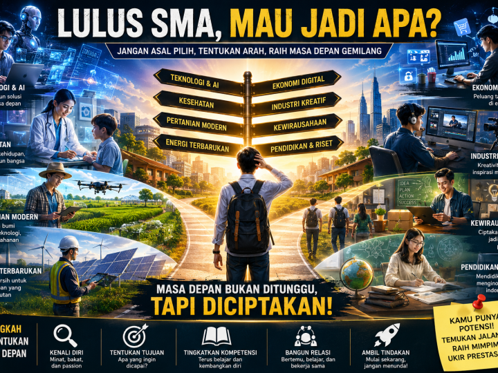 Lulus SMA Bukan Akhir, Tapi Titik Awal: Jangan Asal Kuliah, Kenali Peluang Emas Masa Depan Sebelum Terlambat
