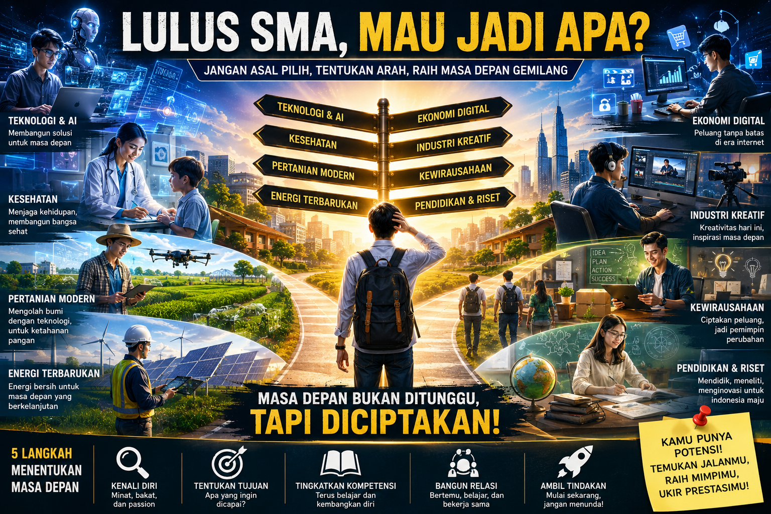 Lulus SMA Bukan Akhir, Tapi Titik Awal: Jangan Asal Kuliah, Kenali Peluang Emas Masa Depan Sebelum Terlambat