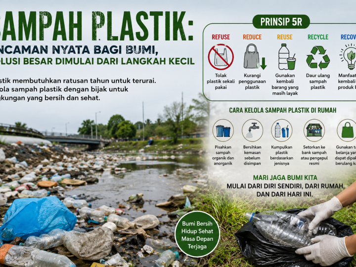 Sampah Plastik: Ancaman Nyata bagi Bumi, Solusi Besar Dimulai dari Langkah Kecil