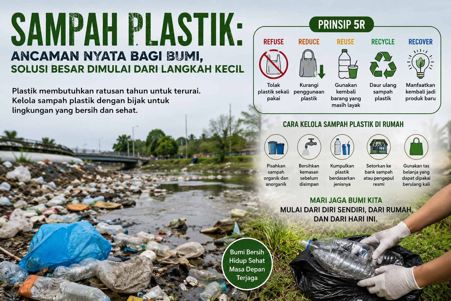 Sampah Plastik: Ancaman Nyata bagi Bumi, Solusi Besar Dimulai dari Langkah Kecil
