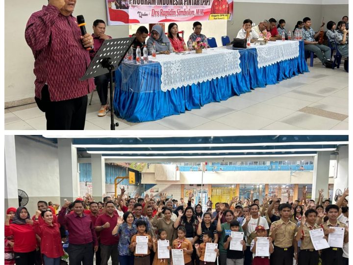 “Sehari Usai di Labura, Rapidin Simbolon Salurkan Beasiswa untuk 99 Pelajar di Labuhanbatu”