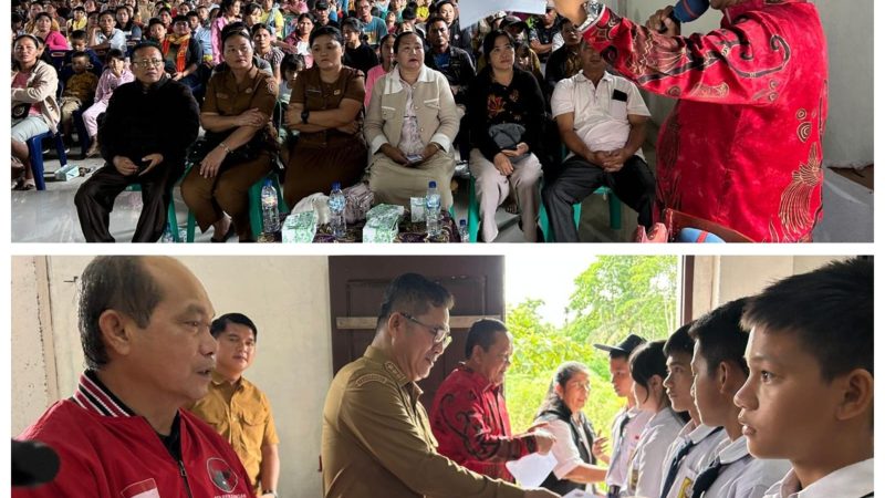 Rapidin Simbolon Salurkan Beasiswa 308 Pelajar di Nias Selatan : ‘Anggaran Bocor, Anak Terpinggirkan