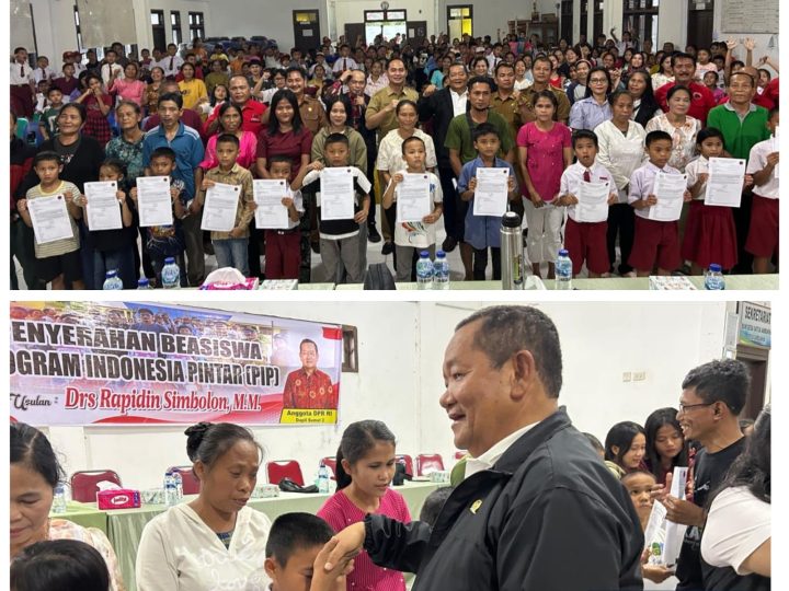 “Giliran Nias Barat ! Rapidin Simbolon Salurkan 209 Beasiswa, Desak Skema MBG Dialihkan ke Orang Tua”