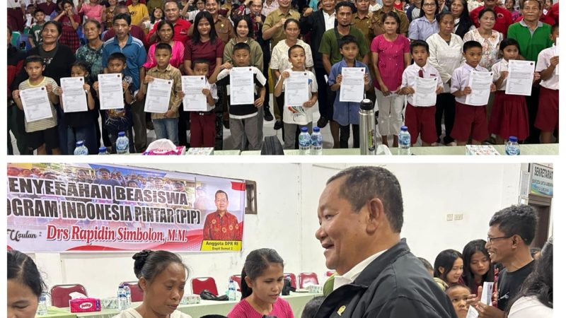 “Giliran Nias Barat ! Rapidin Simbolon Salurkan 209 Beasiswa, Desak Skema MBG Dialihkan ke Orang Tua”