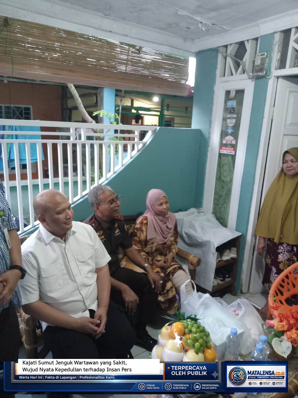 Kajati Sumut Jenguk Wartawan yang Sakit, Wujud Nyata Kepedulian terhadap Insan Pers