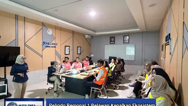 Pelindo Regional 1 Belawan Kenalkan Ekosistem Kepelabuhanan kepada Mahasiswa Magang