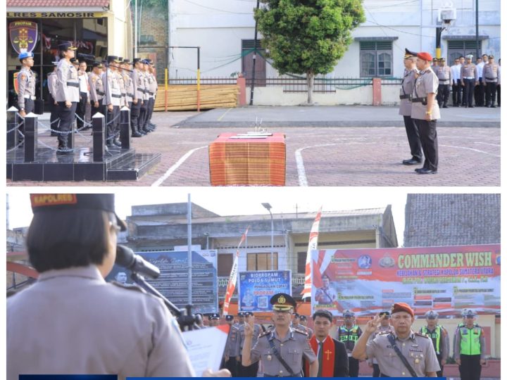 Polres Samosir Kedatangan Dua Pejabat Baru, Kapolres : Jangan Main-Main dengan Narkoba, Tidak Ada Toleransi !