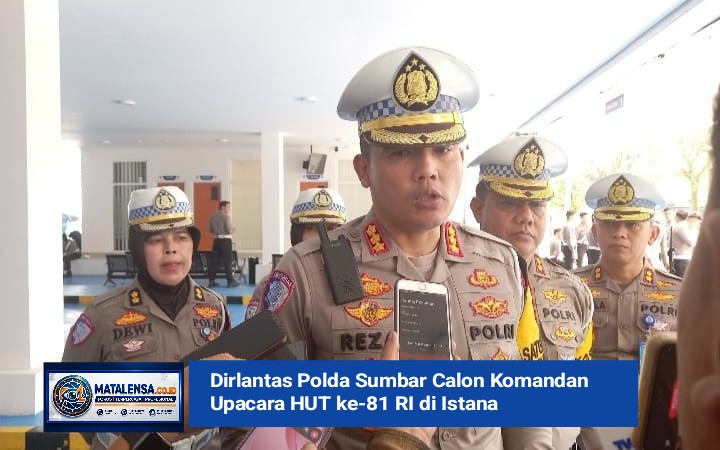 Dirlantas Polda Sumbar Calon Komandan Upacara HUT ke-81 RI di Istana