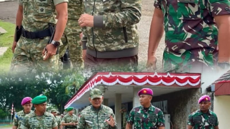 Menhan RI dan Wakil Panglima TNI Tinjau Kesiapan Operasional di Langkat, Apresiasi Dedikasi Yonif 8 Marinir dalam Penanganan Bencana dan Pengamanan Perbatasan