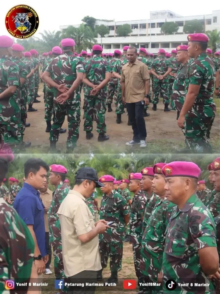 Yonif 8 Marinir Terima Safari Intelijen TA 2026 Guna Perkuat Pencegahan dan Deteksi Dini Pelanggaran Serta Pengecekan Gudang Senjata dan Amunisi 