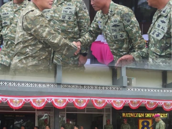 Kadisfaslanal dan Senior Vice President Aseet Management PT Pertamina Berkunjung Ke Batalyon Infanteri 8 Marinir 