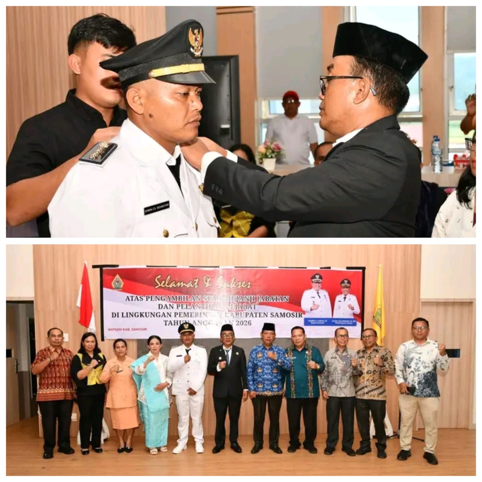 “Wabup Ariston Lantik Pejabat Baru : Simanindo Jadi Sorotan, Loyalitas Diukur dari Kerja Nyata”