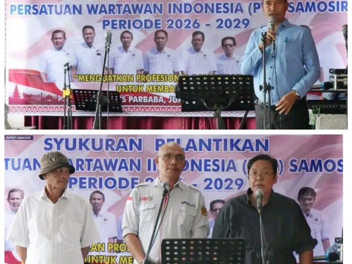 “PWI Samosir Resmi Mandiri : Komitmen Jadi Mitra Kritis Pemerintah untuk Kawal Pembangunan”
