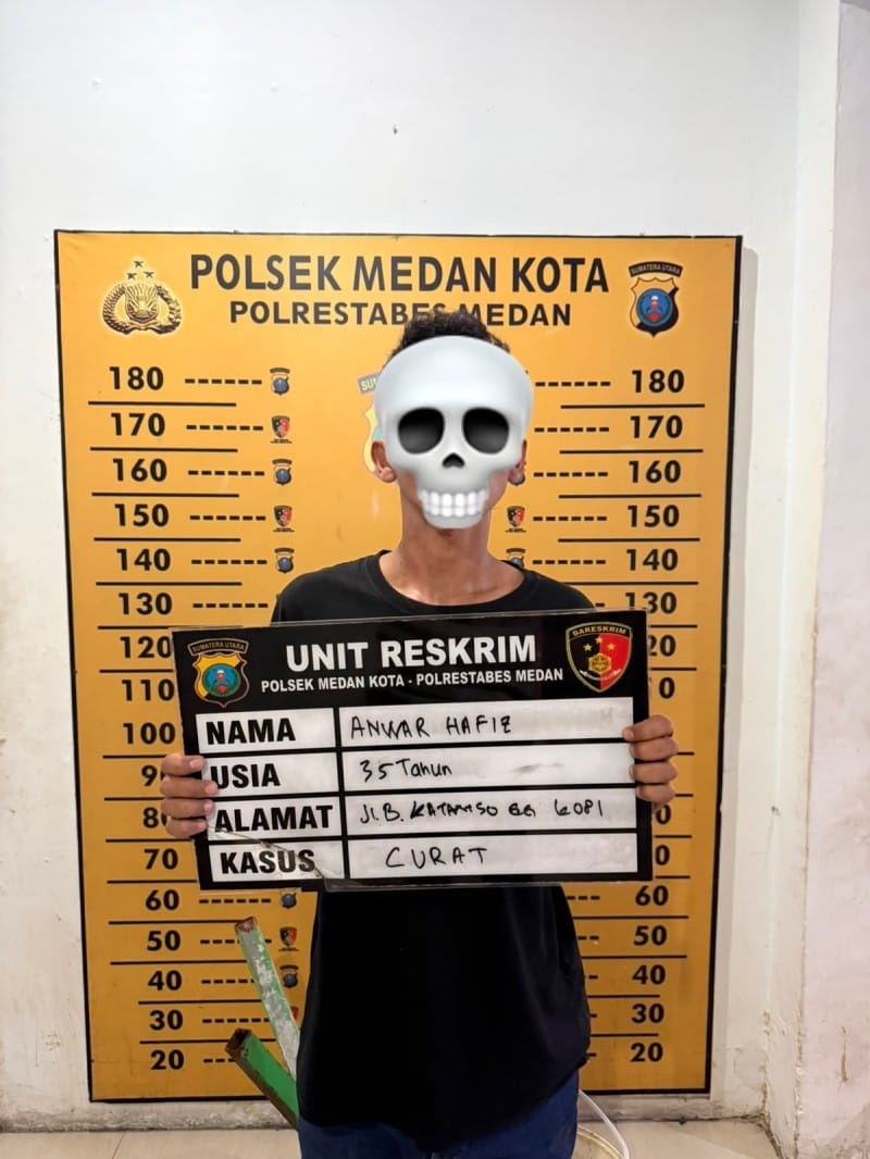 Polsek Medan Kota Berhasil Ringkus Pelaku Bongkar Rumah