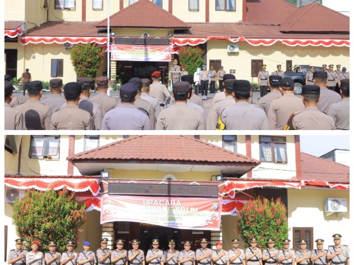 “Hari Juang Polri 2026 : Polres Samosir Kenang Proklamasi Polisi 21 Agustus 1945, Teguhkan Semangat Mengabdi”