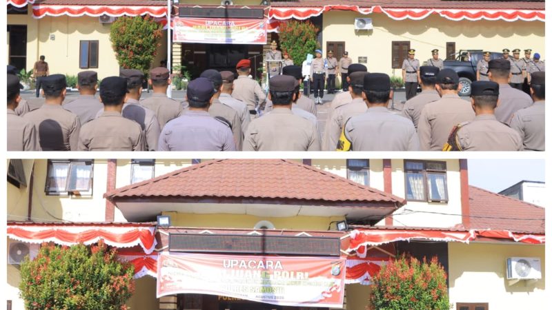 “Hari Juang Polri 2026 : Polres Samosir Kenang Proklamasi Polisi 21 Agustus 1945, Teguhkan Semangat Mengabdi”