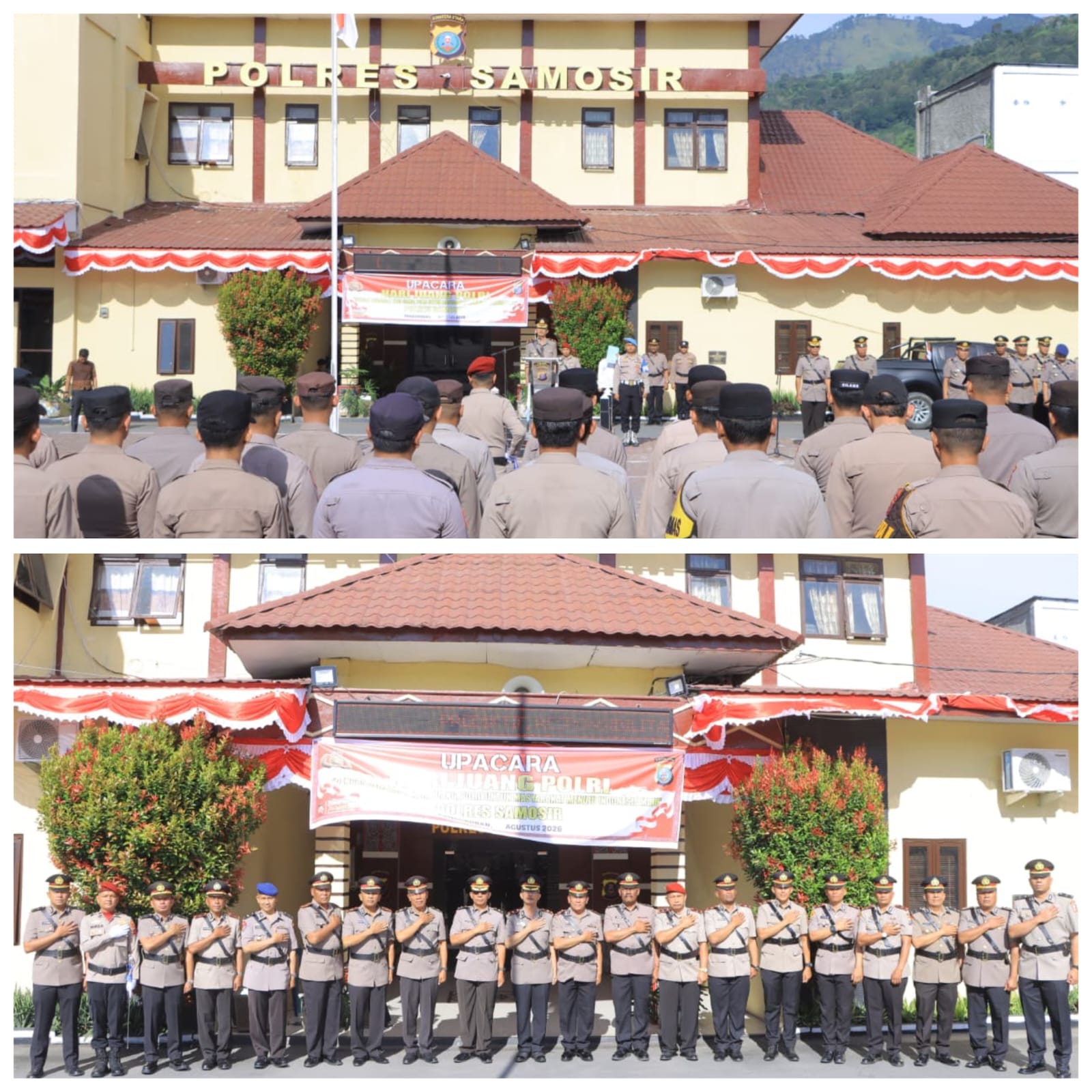 “Hari Juang Polri 2026 : Polres Samosir Kenang Proklamasi Polisi 21 Agustus 1945, Teguhkan Semangat Mengabdi”