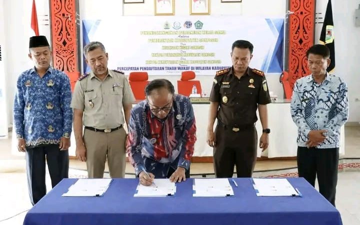 “Cegah Konflik, Pemkab Samosir Gandeng Kejari-BPN-Kemenag Kejar Legalitas Tanah Wakaf”