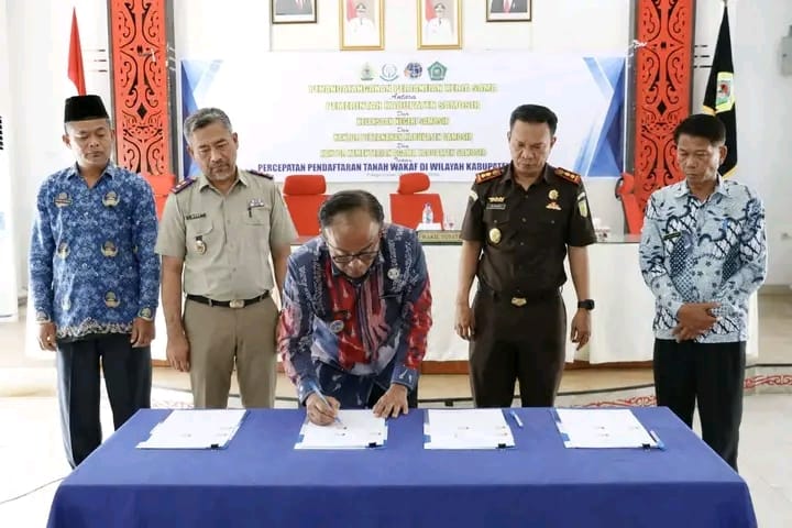 “Cegah Konflik, Pemkab Samosir Gandeng Kejari-BPN-Kemenag Kejar Legalitas Tanah Wakaf”