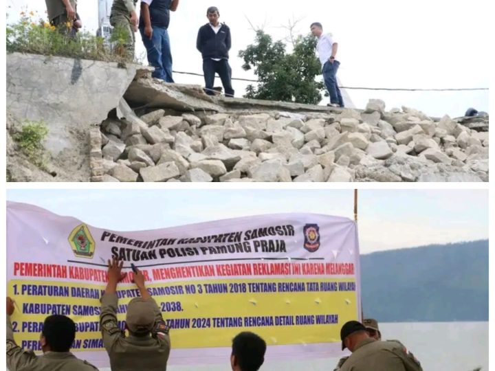 “Pemkab Samosir Hentikan Reklamasi di Sempadan Danau Toba : ‘Tidak Ada Regulasi yang Memperbolehkan'”