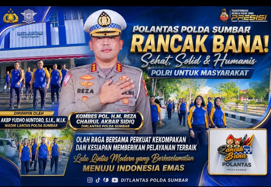 Kebugaran dan Kekompakan Jadi Kekuatan Polantas, Kombes Pol. H.M. Reza Chairul Akbar Sidiq Kedepankan Pelayanan Masyarakat