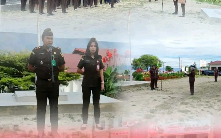 “Menuju Hari Lahir Kejaksaan, Kejari Samosir Tegaskan Disiplin dan Integritas Lewat Apel Pagi”