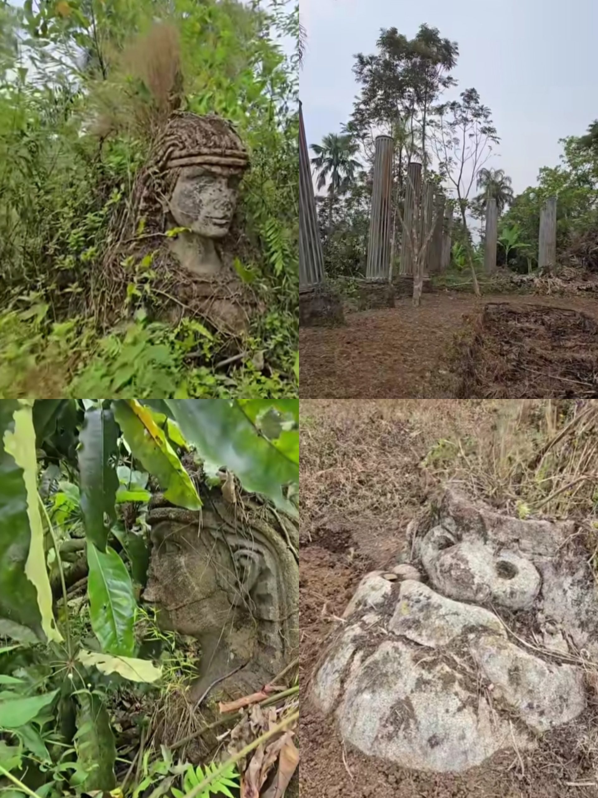 Viral! Penemuan Patung Misterius di Lereng Gunung Salak Hebohkan Warganet, Publik Desak Pemerintah Lakukan Kajian Arkeologi