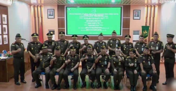 Kajati Sumut Lantik Aspema dan Lima Kajari, Tekankan Penegakan Hukum Humanis dan Berintegritas