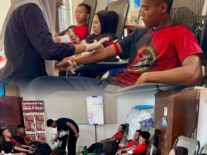 Prajurit Yonif 8 Marinir Wujudkan Kepedulian Kemanusiaan Melalui Donor Darah 
