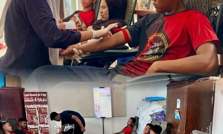 Prajurit Yonif 8 Marinir Wujudkan Kepedulian Kemanusiaan Melalui Donor Darah 