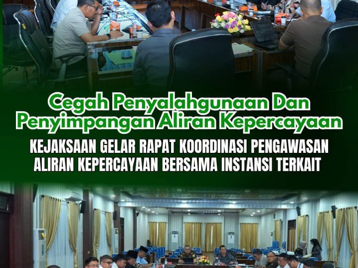 Jaga Kondusivitas Sumut, Kejati Gelar Rakor Pakem Libatkan Lintas Instansi