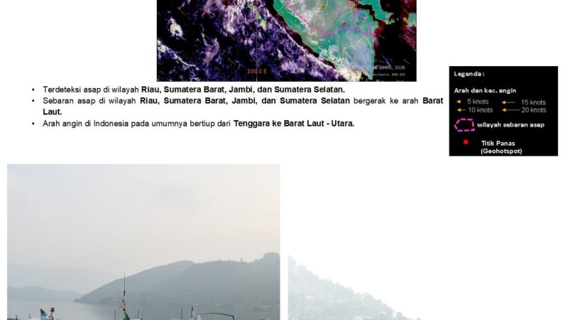 “Waspada Jarak Pandang 800 Meter, Pemkab Samosir Imbau Masyarakat Hati-hati Berkendara dan di Danau Toba”