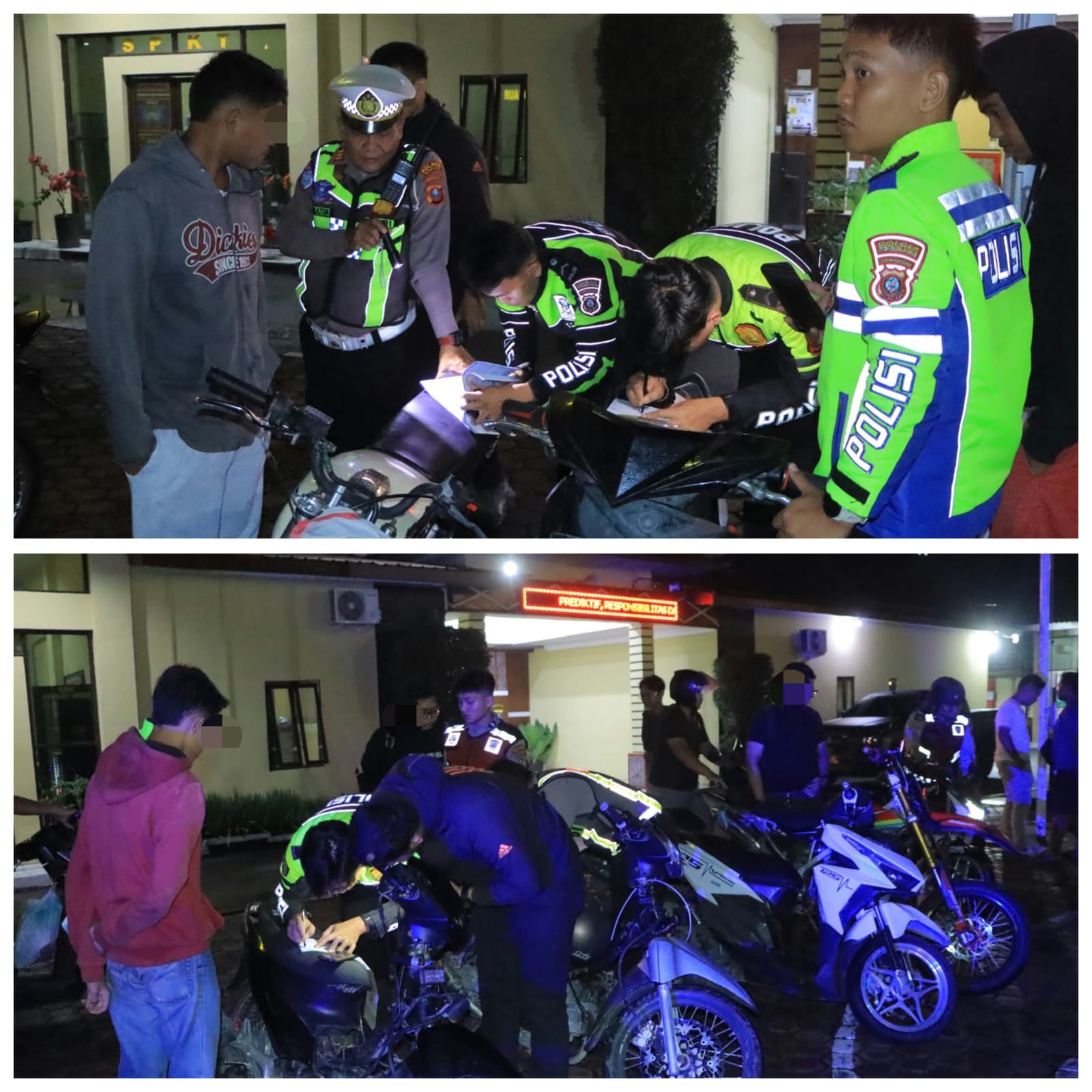 “Patroli KRYD Semalam, Polres Samosir Amankan 17 Motor Knalpot Brong Demi Kenyamanan Wisatawan”