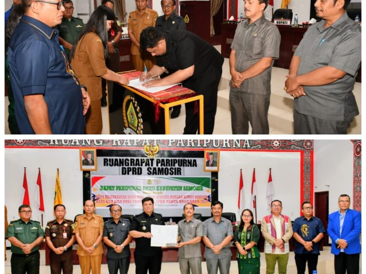 “APBD Samosir 2026 Bertambah Rp62 Miliar, Pemkab dan DPRD Sepakati P-KUA dan P-PPAS”