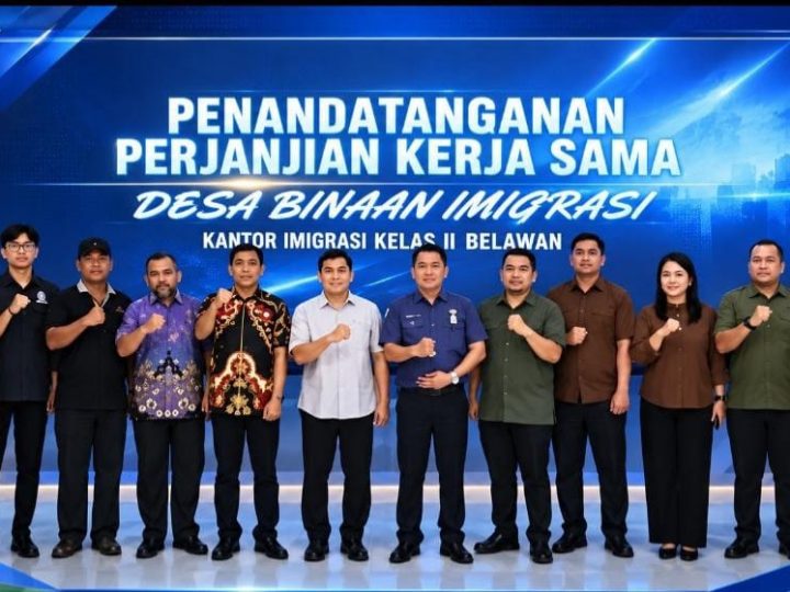 Imigrasi Belawan MoU Kelurahan Jadi Garda Awal Pelindung Warga