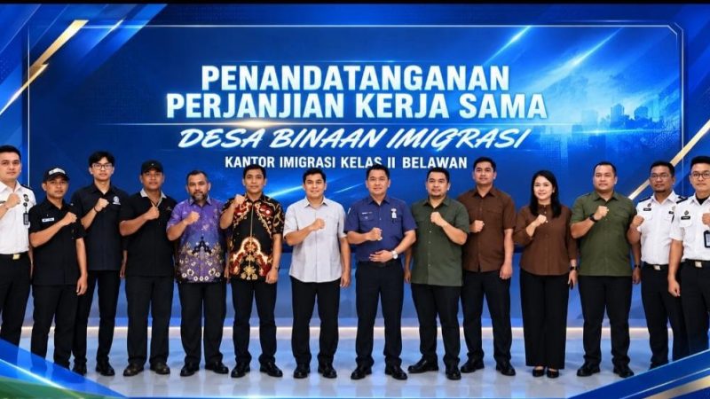 Imigrasi Belawan MoU Kelurahan Jadi Garda Awal Pelindung Warga