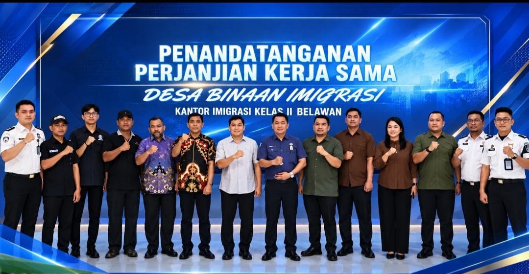 Imigrasi Belawan MoU Kelurahan Jadi Garda Awal Pelindung Warga