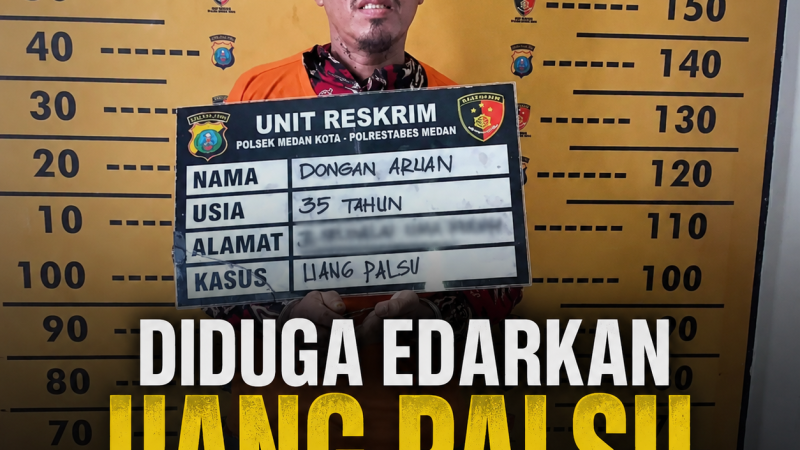 Cuma Belanja Bawang Rp5 Ribu, Peredaran Uang Palsu Terbongkar di Pasar Simpang Limun Medan