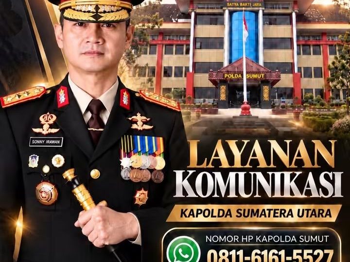 Warga Sumut Simpan Nomor ini, Kapolda Sumut Berikan Nomor Hot Line WhatsApp