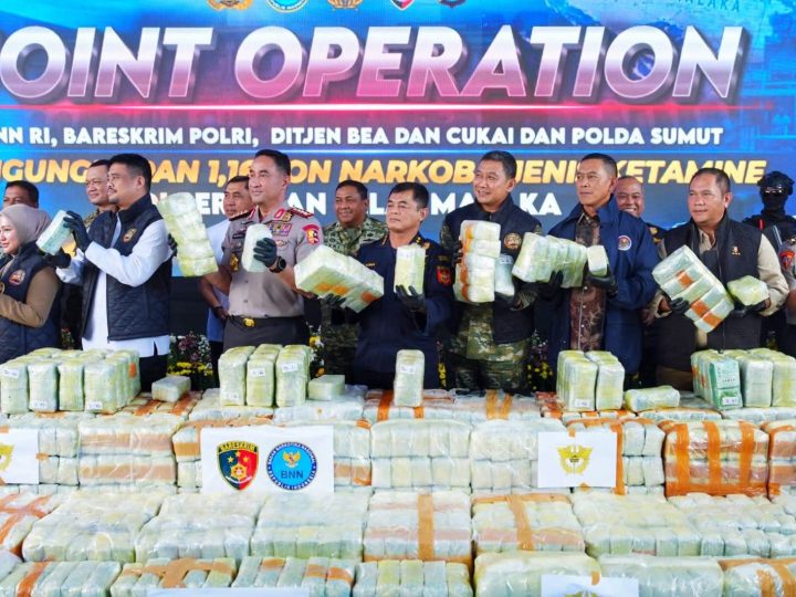 Kapal Tanker MT Global 168 Diduga Selundupkan 1,16 Ton Ketamin, Kapolri Pimpin Rilis di Belawan