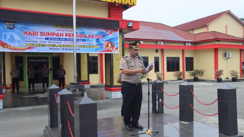 Peringati Hari Sumpah Pemuda 2026, Polres Pelabuhan Belawan Teguhkan Semangat Persatuan dan Pengabdian kepada Masyarakat