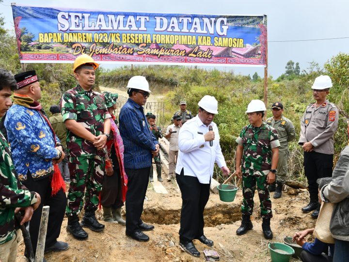 Sinergi TNI – Pemkab Samosir Gaspol ! 15 KM Irigasi Pipa, 20 Jembatan dan 350 Pohon untuk 680 Hektare Sawah di Palipi