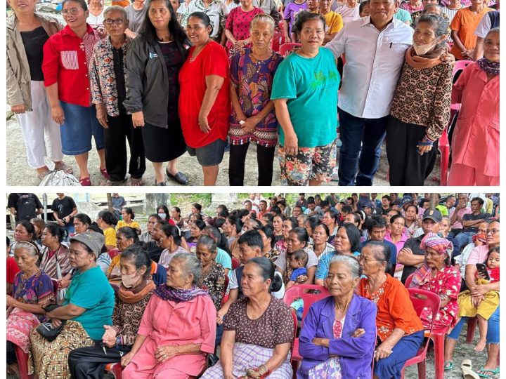 Dari Lumban Manik Samosir, Rapidin Simbolon Tebar Harapan – 170 KK Petani di Urat Dapat Benih Jagung P-32 Unggul