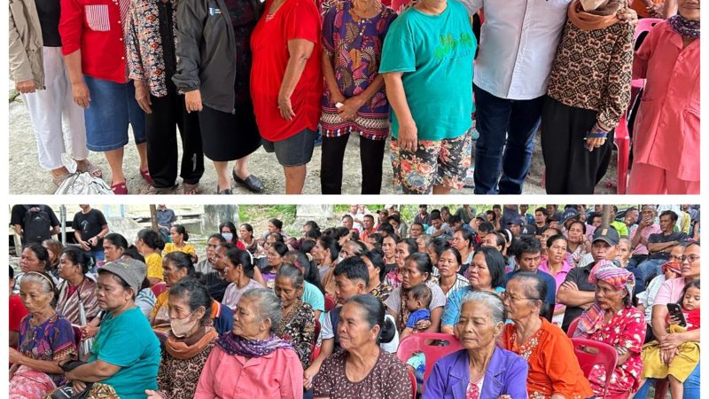 Dari Lumban Manik Samosir, Rapidin Simbolon Tebar Harapan – 170 KK Petani di Urat Dapat Benih Jagung P-32 Unggul