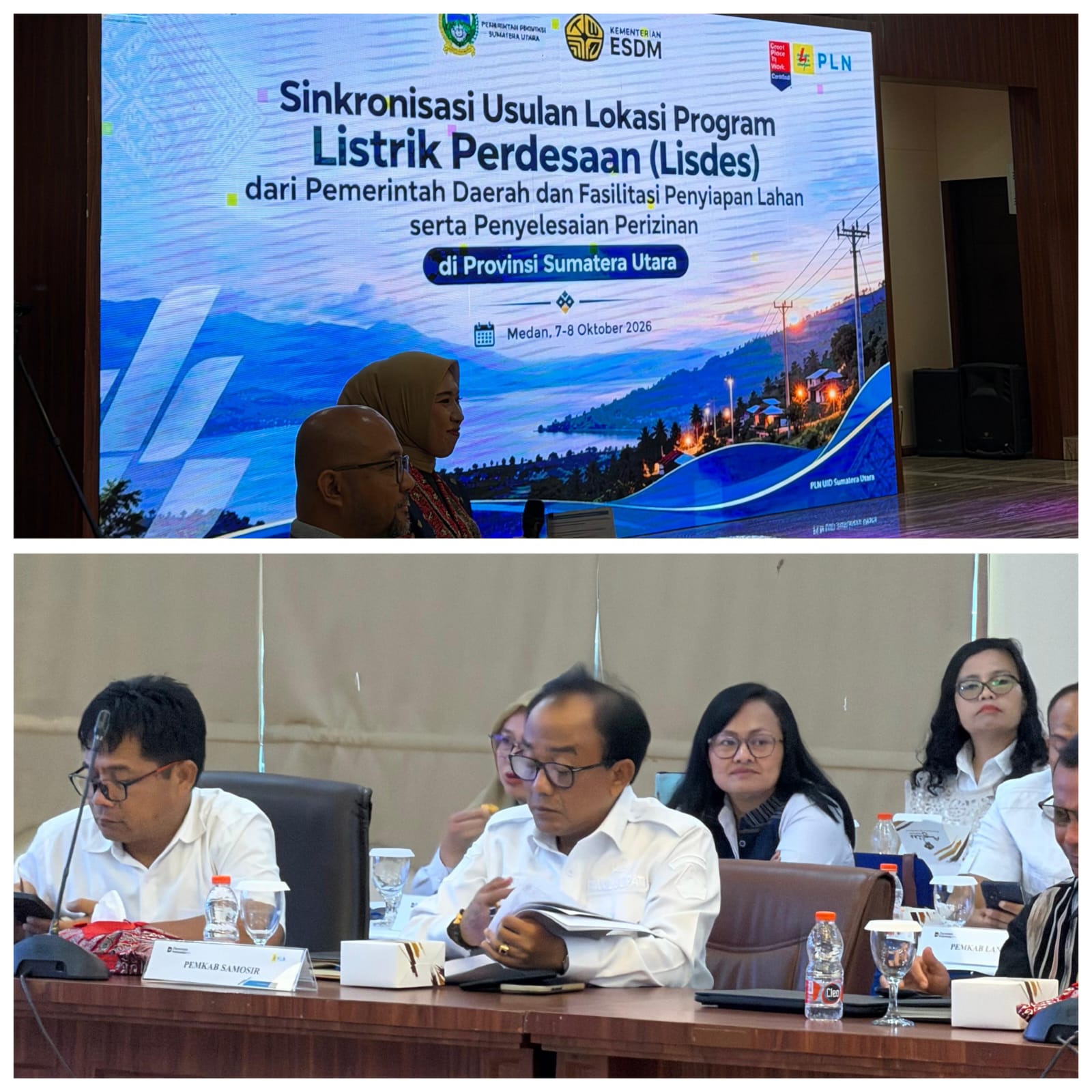 Dorong Rasio Elektrifikasi 100%, Wabup Samosir Suarakan Warga Belum Berlistrik di Forum PLN Sumut