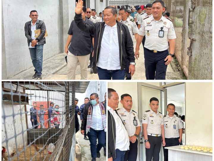 Blusukan ke Rutan Balige, Rapidin Simbolon : Jangan Bedakan Warga Binaan Karena Uang – Stop Pungli !