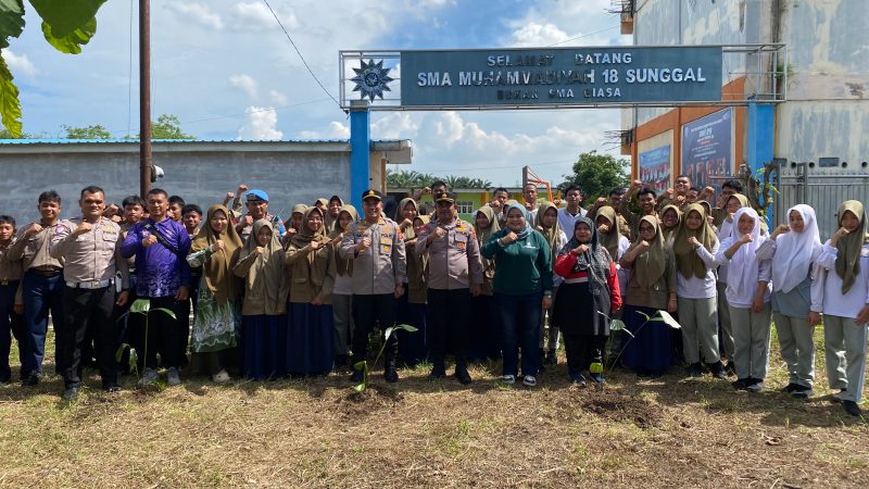Kapolsek Sunggal, Green Policing Wujudkan Lingkungan Hijau Dan Sehat