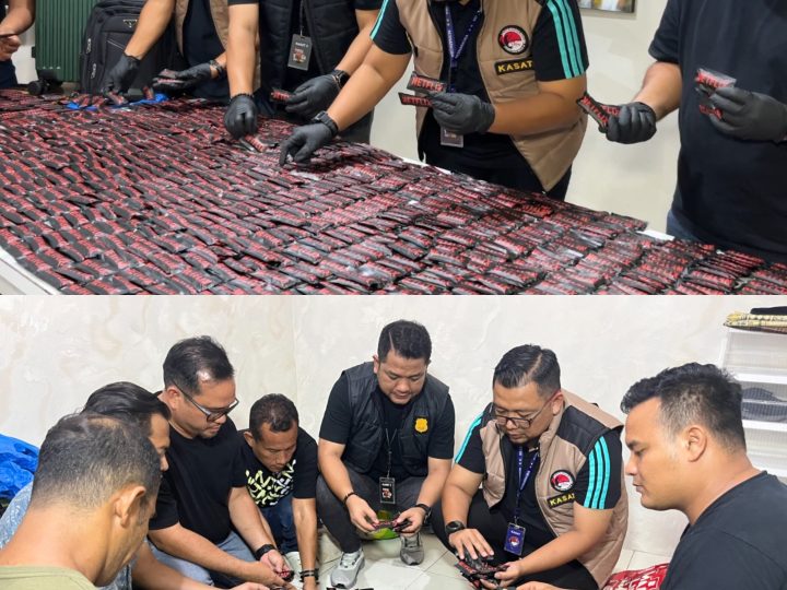 Polrestabes Medan Bongkar Gudang Vape Berisi Etomidate di Bandar Setia, 1.152 Unit Disita